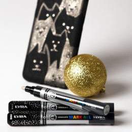 Mark All Glittermarker 2mm in de groep Pennen / Kunstenaarspotloden en -stiften / Acrylmarkers bij Voorcrea (133860)