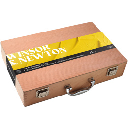 Galeria Acrylic Wooden Box 15-set in de groep Kunstenaarsmateriaal / Kunstenaarsverf / Acrylverf bij Voorcrea (134067)