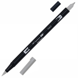 ABT Dual Brush pen 6-set Gray in de groep Pennen / Kunstenaarspotloden en -stiften / Penseelstiften bij Voorcrea (134116)