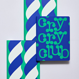 Notebook Graphic L - Cry Cry Club in de groep Papier & Blokken / Schrijven en noteren / Notitieboeken bij Voorcrea (134361)