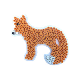 BioBeads Grondplaat Midi Fox in de groep Kids / Leuk en leerzaam / Strijkkralen en legplaten / Kralenplaten bij Voorcrea (134401)