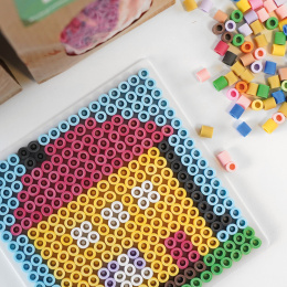 BioBeads Grondplaat Midi Vierkant 9x9 cm in de groep Kids / Leuk en leerzaam / Strijkkralen en legplaten / Kralenplaten bij Voorcrea (134405)