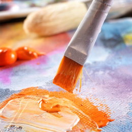 Acrylset 24 kleuren (59 ml) + 12 penselen in de groep Kunstenaarsmateriaal / Kunstenaarsverf / Acrylverf bij Voorcrea (134423)