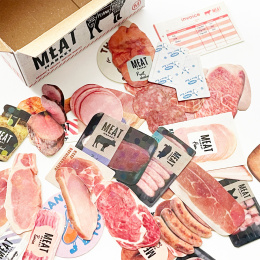 Hako Stickers Meat Market in de groep Creëren & Hobby / Creëren / Stickers bij Voorcrea (134453)