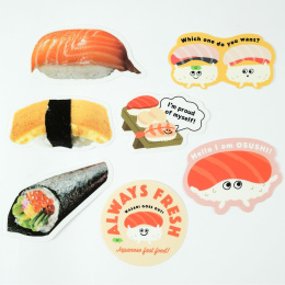 Sticker pack Sushi in de groep Creëren & Hobby / Creëren / Stickers bij Voorcrea (134456)