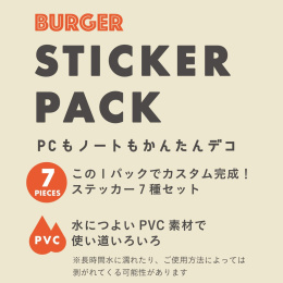 Sticker pack Burgers in de groep Creëren & Hobby / Creëren / Stickers bij Voorcrea (134457)