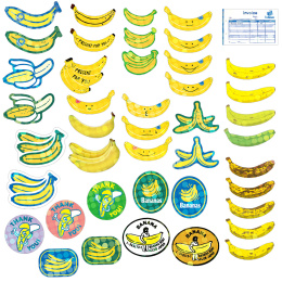 Hako Stickers Bananas in de groep Creëren & Hobby / Creëren / Stickers bij Voorcrea (134459)