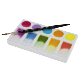 Artists porseleinen palet rechthoekig 22x20 cm in de groep Kunstenaarsmateriaal / Atelier / Schilderspaletten bij Voorcrea (134469)