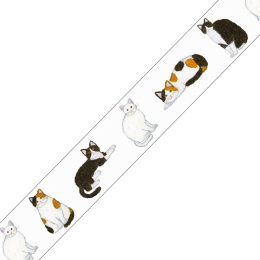 Washi-tape Cats in de groep Creëren & Hobby / Hobbytoebehoren / Washi Tape bij Voorcrea (134507)