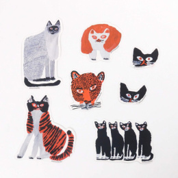 Sticker pack Miroco Machiko Cats in de groep Creëren & Hobby / Creëren / Stickers bij Voorcrea (134509)