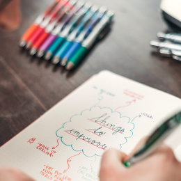 EnerGel BL77 Rollerball 07 6-set  in de groep Pennen / Schrijven / Inktpennen bij Voorcrea (134573)