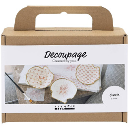 DIY Découpage-kit Zeeschelpen in de groep Creëren & Hobby / Techniken / Decoupage bij Voorcrea (134609)