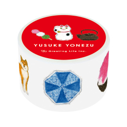 Washi-tape Yusuke Yonezu Japan in de groep Creëren & Hobby / Hobbytoebehoren / Washi Tape bij Voorcrea (134649)