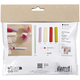 DIY-kit Papieren bloemen van crêpepapier Set 2 in de groep Creëren & Hobby / Creëren / Knutselen en DIY bij Voorcrea (134723)