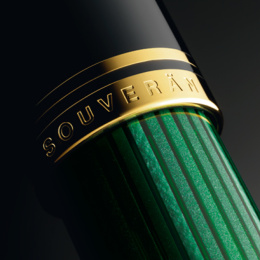 Souverän M800 Vulpen Black/Green in de groep Pennen / Fine Writing / Vulpennen bij Voorcrea (134754_r)