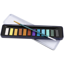 Aquarel 12-set Metallic in de groep Kunstenaarsmateriaal / Kunstenaarsverf / Aquarelverf / Aquarelverf voor kinderen bij Voorcrea (134822)