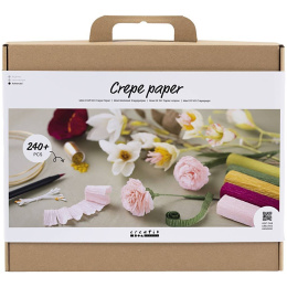 Maxi DIY kit Papieren bloemen 240 stuks in de groep Creëren & Hobby / Creëren / Knutselen en DIY bij Voorcrea (134832)