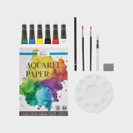 Aquarel starter kit compleet in de groep Kunstenaarsmateriaal / Kunstenaarssets / Beginnersets bij Voorcrea (134914)