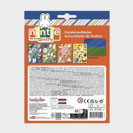 Nijntje Miffy raamstickers (3 jaar+) in de groep Kids / Leuk en leerzaam / Stickers voor kinderen bij Voorcrea (134921)