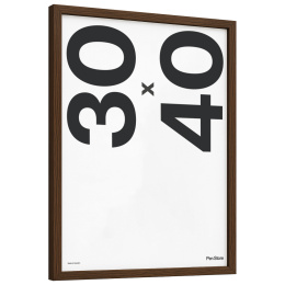 Houten lijst Walnootkleur 30x40 cm in de groep Creëren & Hobby / Organiseren / Lijsten / Lijsten in walnootkleur bij Voorcrea (135072)