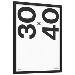 Houten lijst Zwart 30x40 cm in de groep Creëren & Hobby / Organiseren / Lijsten / Zwarte lijsten bij Voorcrea (135084)