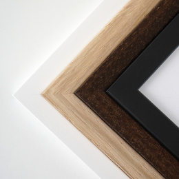 Houten lijst Zwart 29,7x42 cm A3 in de groep Creëren & Hobby / Organiseren / Lijsten / Zwarte lijsten bij Voorcrea (135085)