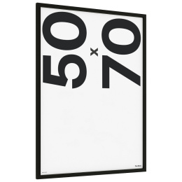 Houten lijst Zwart 50x70 cm in de groep Creëren & Hobby / Organiseren / Lijsten / Zwarte lijsten bij Voorcrea (135088)