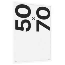 Houten lijst Wit 50x70 in de groep Creëren & Hobby / Organiseren / Lijsten / Witte lijsten bij Voorcrea (135100)