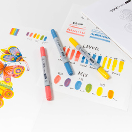 Ciao Layer & Mix 2D Starter Set Brilliant in de groep Pennen / Kunstenaarspotloden en -stiften / Illustratiemarkers bij Voorcrea (135134)