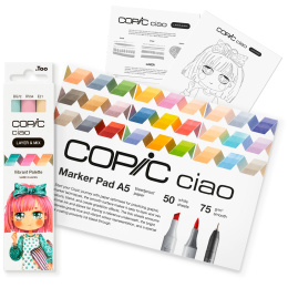 Ciao Layer & Mix Manga Starter Set Vibrant in de groep Pennen / Kunstenaarspotloden en -stiften / Illustratiemarkers bij Voorcrea (135138)