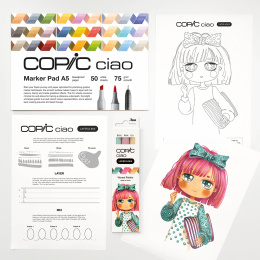 Ciao Layer & Mix Manga Starter Set Vibrant in de groep Pennen / Kunstenaarspotloden en -stiften / Illustratiemarkers bij Voorcrea (135138)