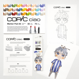 Ciao Layer & Mix Manga Starter Set Serene in de groep Pennen / Kunstenaarspotloden en -stiften / Illustratiemarkers bij Voorcrea (135141)