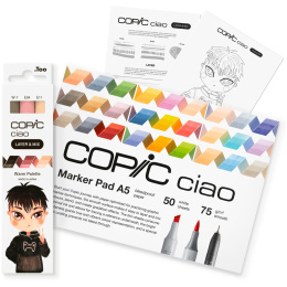 Ciao Layer & Mix Manga Starter Set Warm in de groep Pennen / Kunstenaarspotloden en -stiften / Illustratiemarkers bij Voorcrea (135142)