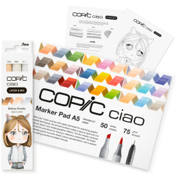 Ciao Layer & Mix Manga Starter Set Mellow in de groep Pennen / Kunstenaarspotloden en -stiften / Illustratiemarkers bij Voorcrea (135143)