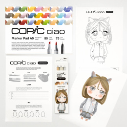 Ciao Layer & Mix Manga Starter Set Mellow in de groep Pennen / Kunstenaarspotloden en -stiften / Illustratiemarkers bij Voorcrea (135143)