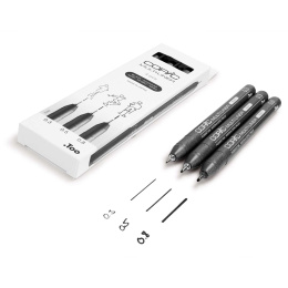 Multiliner Classic 3-set Black Medium in de groep Pennen / Schrijven / Fineliners bij Voorcrea (135149)