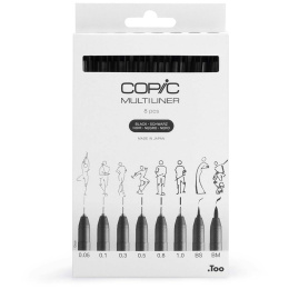 Multiliner Classic 8-set in de groep Pennen / Schrijven / Fineliners bij Voorcrea (135151)