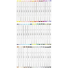 Markers 48-set in de groep Pennen / Kunstenaarspotloden en -stiften / Illustratiemarkers bij Voorcrea (135226)