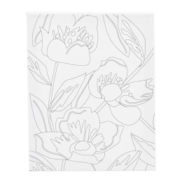 Canvas met print 24x30cm 360g Poppy in de groep Kunstenaarsmateriaal / Atelier / Schilderdoeken / Canvas acrylverf bij Voorcrea (135413)