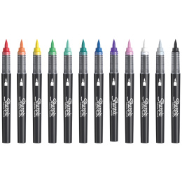 Creative Marker Brush Tip 12-pak in de groep Pennen / Kunstenaarspotloden en -stiften / Acrylmarkers bij Voorcrea (135429)