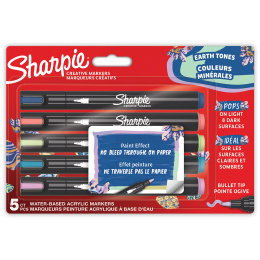 Creative Marker Bullet Tip 5-pak in de groep Pennen / Kunstenaarspotloden en -stiften / Acrylmarkers bij Voorcrea (135430)