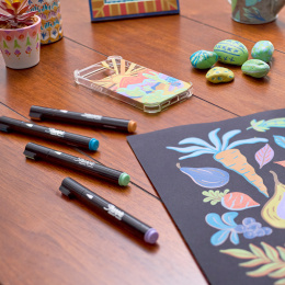 Creative Marker Bullet Tip 12-pak in de groep Pennen / Kunstenaarspotloden en -stiften / Acrylmarkers bij Voorcrea (135431)