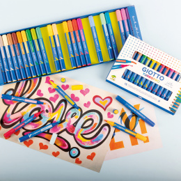 Turbo Pro Dual Tip Marker Pen 15-set in de groep Pennen / Kunstenaarspotloden en -stiften / Aquarelmarkers bij Voorcrea (135467)