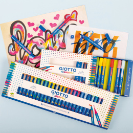 Turbo Pro Dual Tip Marker Pen 30-set in de groep Pennen / Kunstenaarspotloden en -stiften / Aquarelmarkers bij Voorcrea (135468)