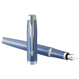 IM Rituals Blue/Chrome Vulpen in de groep Pennen / Fine Writing / Vulpennen bij Voorcrea (135479_r)
