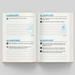 Hip Hop Journal: A Daily Planner in de groep Papier & Blokken / Kalenders en agenda's / 12 maanden agenda's bij Voorcrea (135493)