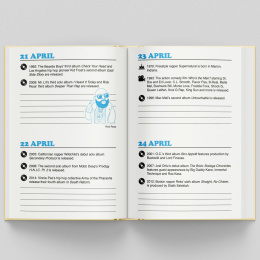 Hip Hop Journal: A Daily Planner in de groep Papier & Blokken / Kalenders en agenda's / 12 maanden agenda's bij Voorcrea (135493)