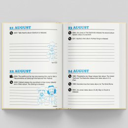 Hip Hop Journal: A Daily Planner in de groep Papier & Blokken / Kalenders en agenda's / 12 maanden agenda's bij Voorcrea (135493)