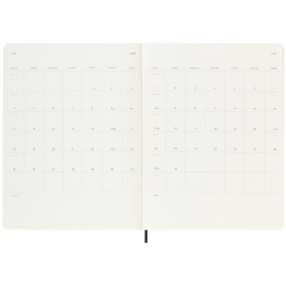 Kalender 18M WeekNote Soft Cover XL Black in de groep Papier & Blokken / Kalenders en agenda's / 18 maanden agenda's bij Voorcrea (135589)