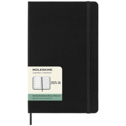 Kalender 18M WeekNote Hard Cover Large Black in de groep Papier & Blokken / Kalenders en agenda's / 18 maanden agenda's bij Voorcrea (135591)